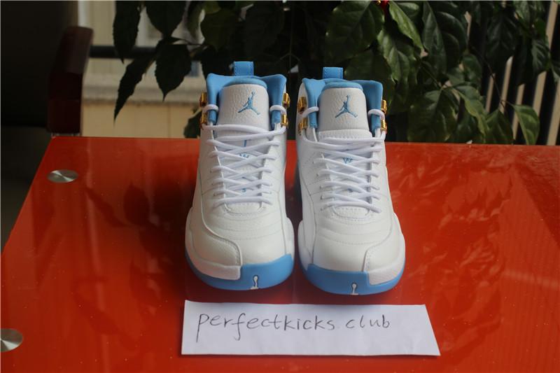 Authentic Air Jordan 12 GS University Blue